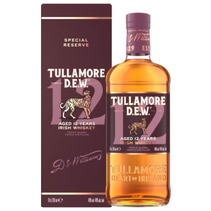 TULLAMORE D.E.W. 12YO SPECIAL RESERVE WHISKEY 0,7L + KARTON