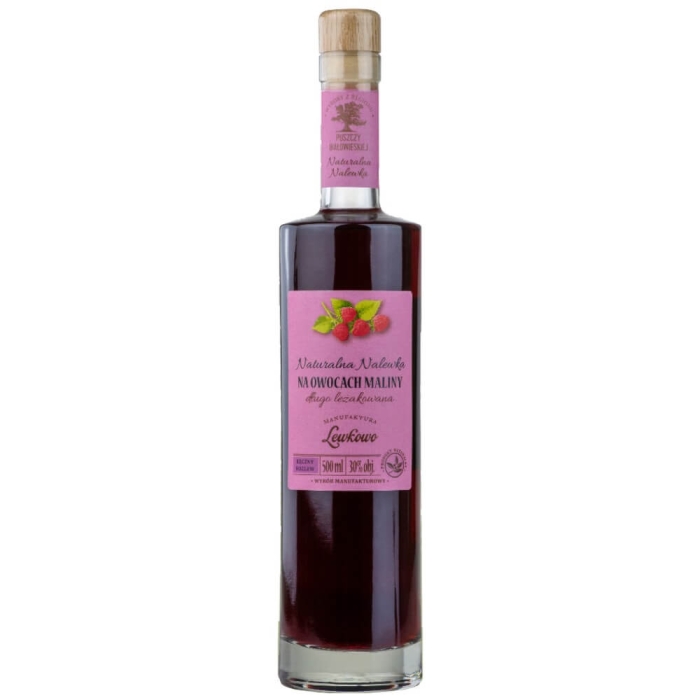NATURALNA NALEWKA NA OWOCACH MALINY 0,5L - SZTUKA DOMOWEJ ROBOTY