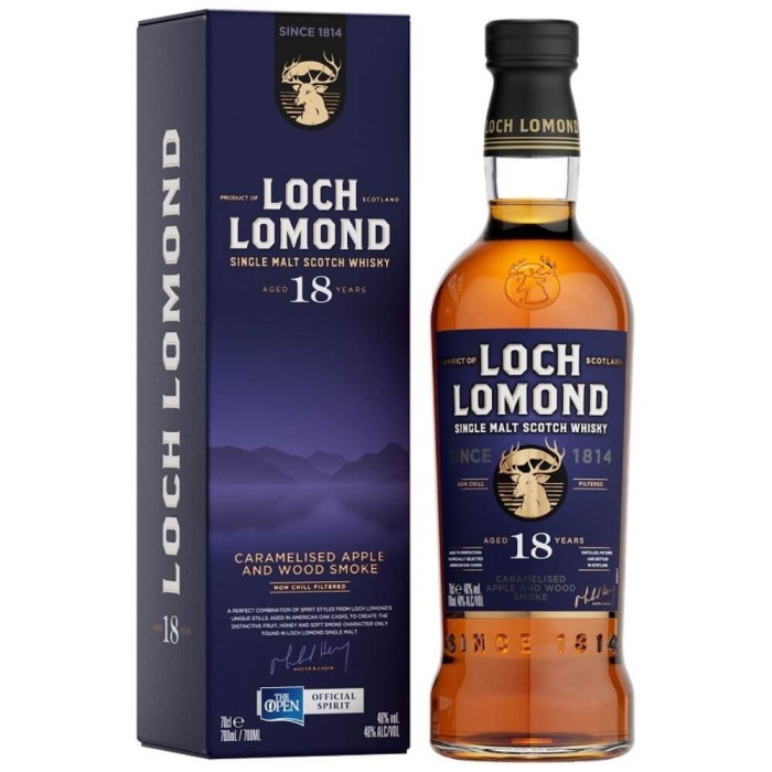 LOCH LOMOND 18YO WHISKY SINGLE MALT 0,7 + KARTONIK