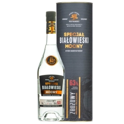 SPECJAŁ BIAŁOWIESKI MOCNY ZBOŻOWY 0,7L + OPAKOWANIE PODLASKA MOC W MANUFAKTUROWYM WYDANIU