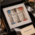 CHOPIN VODKA ZESTAW 3 x 0,05L (MINI) – TRZY RODZAJE WÓDKI, JEDEN ELEGANCKI ZESTAW