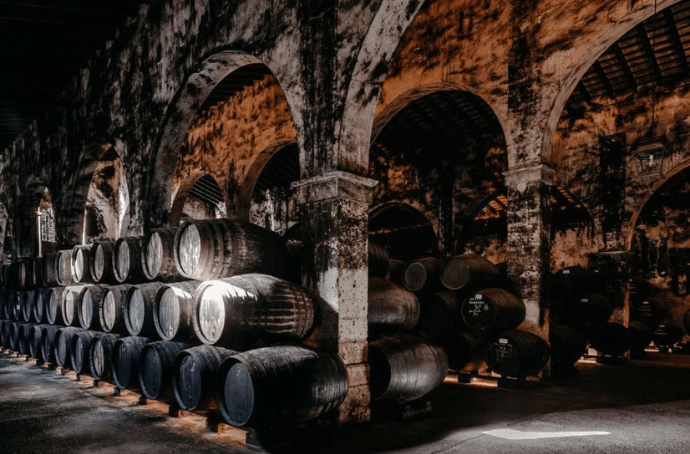 Danty XO Extra French Brandy – ageing in casks