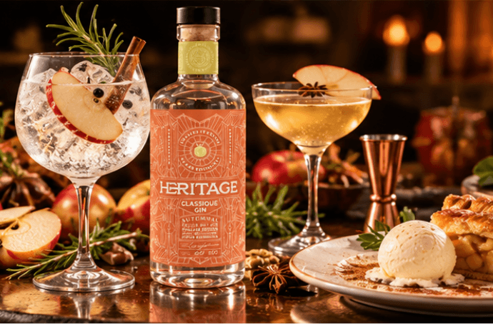 Aromaty Heritage Classique Gin Autumnal – jabłka, cynamon, jałowiec i botaniki
