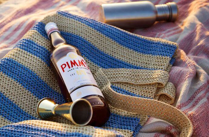 Publicité Vintage PIMM'S N°1 - Petite Annonce Imprimée Années 1940 - 90x120mm