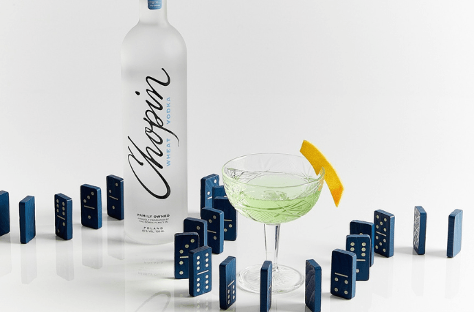 Chopin Vodka Wheat 0,7L z miniaturkami Potato i Rye w skrzyni