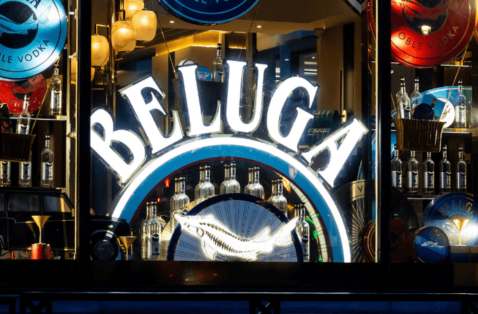 Beluga Transatlantic Racing Vodka – serving suggestion