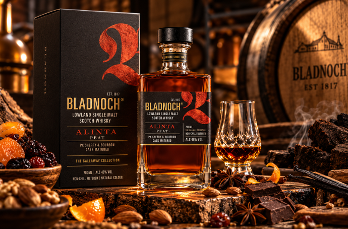 Bladnoch Alinta Peat PX Sherry & Bourbon Cask Matured 0.7L