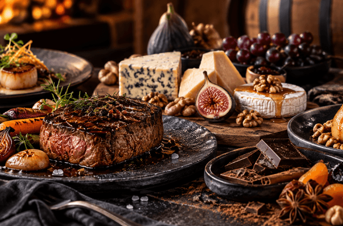Foodpairing do whisky Bladnoch Alinta Peat